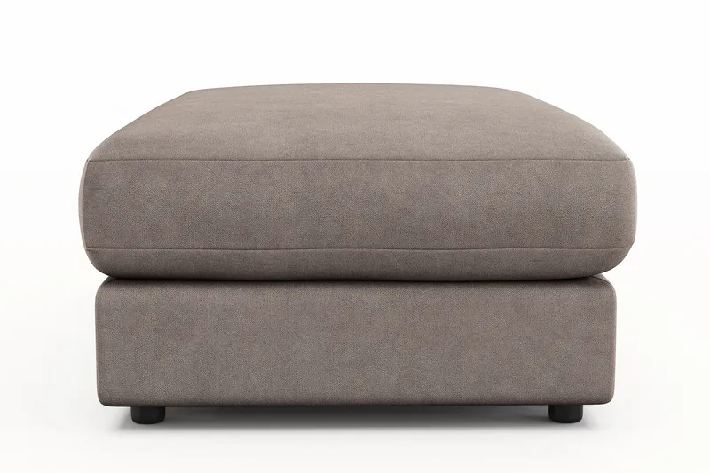 Arken Lyx Rektangulär Fotpall i Tyg - Brun - Möbler - Stolar & fåtöljer - Pall & puff - Fotpall