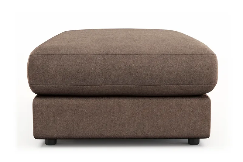 Arken Lyx Rektangulär Fotpall i Tyg - Brun - Möbler - Stolar & fåtöljer - Pall & puff - Fotpall