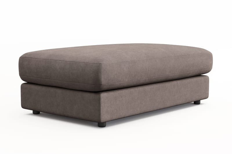 Arken Lyx Rektangulär Fotpall i Tyg - Brun - Möbler - Stolar & fåtöljer - Pall & puff - Fotpall