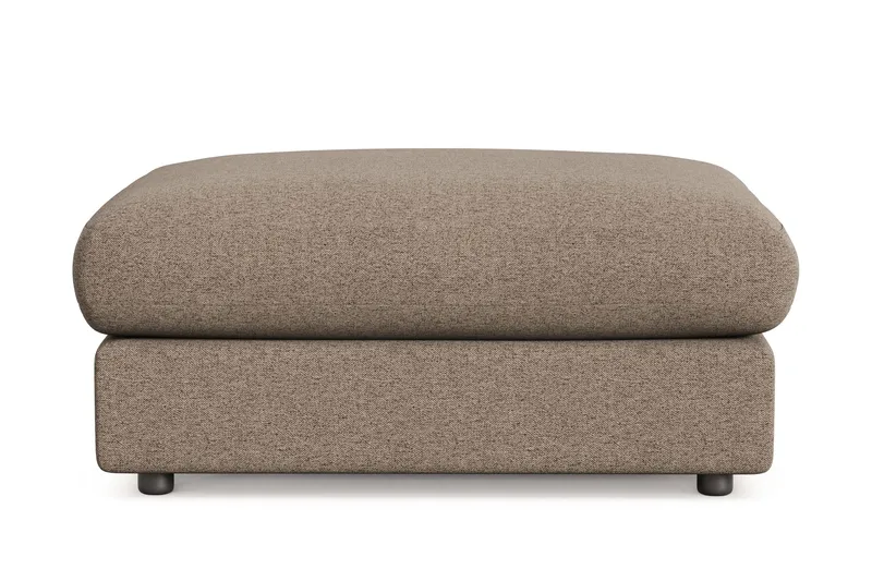 Arken Lyx Rektangulär Fotpall i Tyg - Brun - Möbler - Stolar & fåtöljer - Pall & puff - Fotpall