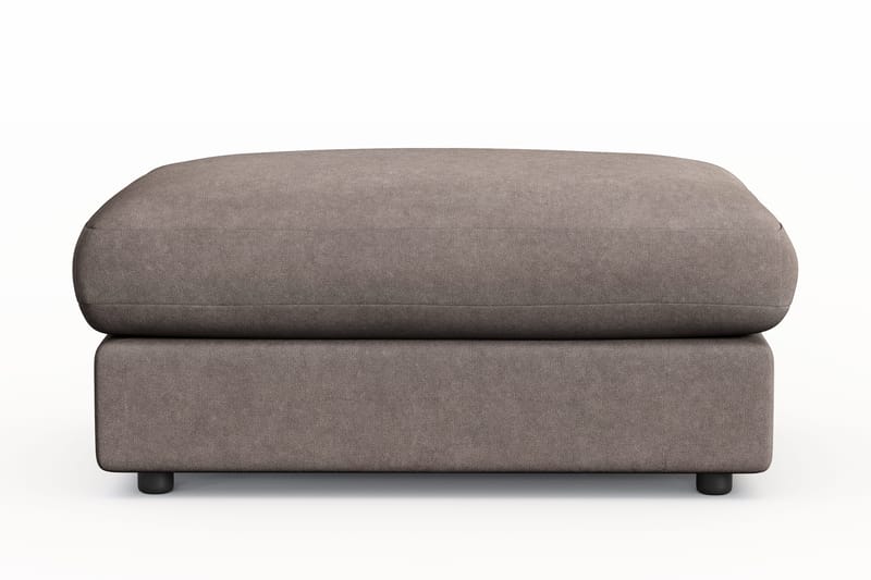 Arken Lyx Rektangulär Fotpall i Tyg - Brun - Möbler - Stolar & fåtöljer - Pall & puff - Fotpall