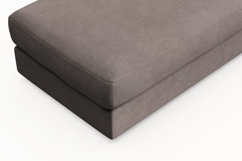 Arken Lyx Rektangulär Fotpall i Tyg - Brun - Möbler - Stolar & fåtöljer - Pall & puff - Fotpall