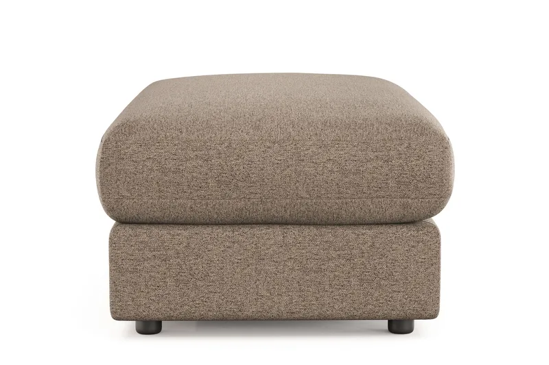 Arken Lyx Rektangulär Fotpall i Tyg - Brun - Möbler - Stolar & fåtöljer - Pall & puff - Fotpall