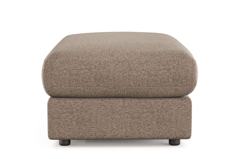 Arken Lyx Rektangulär Fotpall i Tyg - Brun - Möbler - Stolar & fåtöljer - Pall & puff - Fotpall