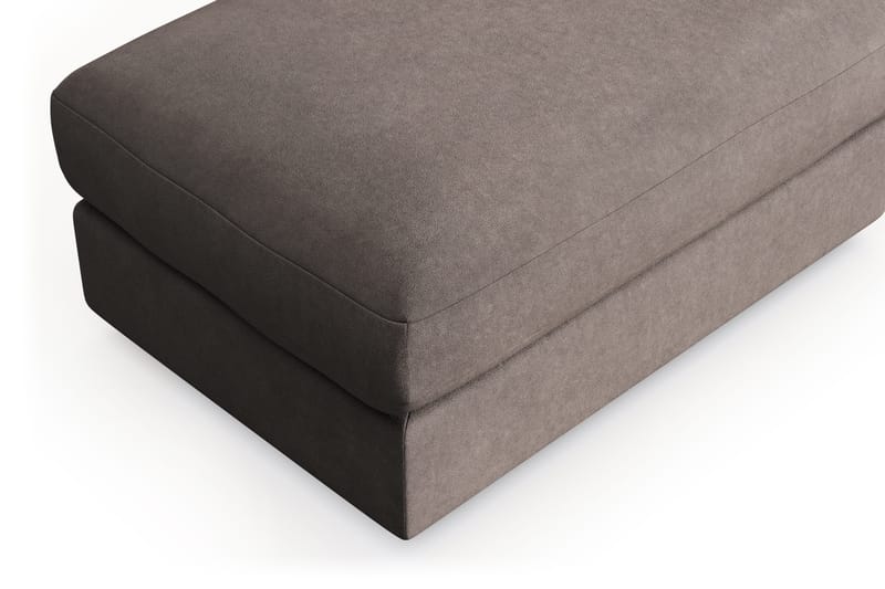 Arken Lyx Rektangulär Fotpall i Tyg - Brun - Möbler - Stolar & fåtöljer - Pall & puff - Fotpall