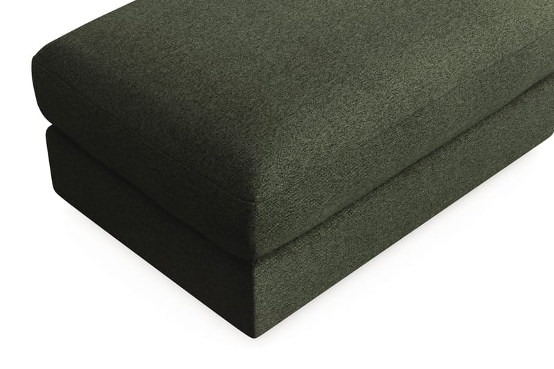 Arken Lyx Rektangulär Fotpall i Tyg - Grön - Möbler - Stolar & fåtöljer - Pall & puff - Fotpall