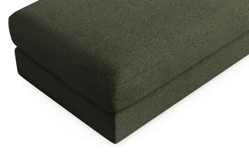 Arken Lyx Rektangulär Fotpall i Tyg - Grön - Möbler - Stolar & fåtöljer - Pall & puff - Fotpall