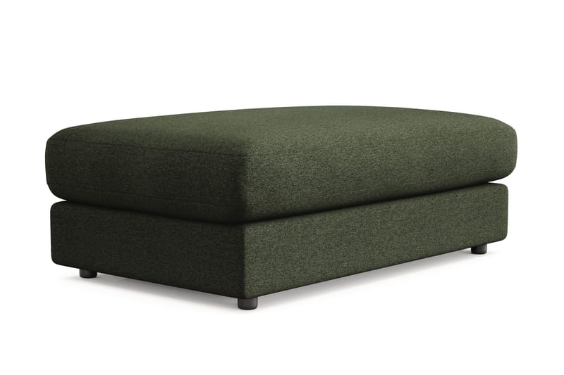 Arken Lyx Rektangulär Fotpall i Tyg - Grön - Möbler - Stolar & fåtöljer - Pall & puff - Fotpall