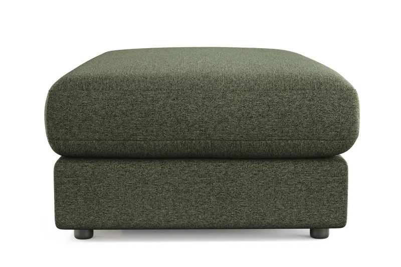 Arken Lyx Rektangulär Fotpall i Tyg - Grön - Möbler - Stolar & fåtöljer - Pall & puff - Fotpall
