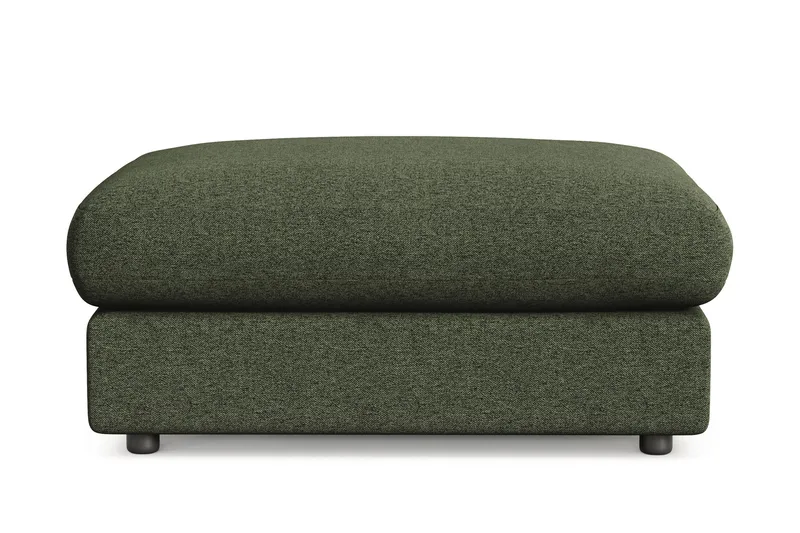 Arken Lyx Rektangulär Fotpall i Tyg - Grön - Möbler - Stolar & fåtöljer - Pall & puff - Fotpall