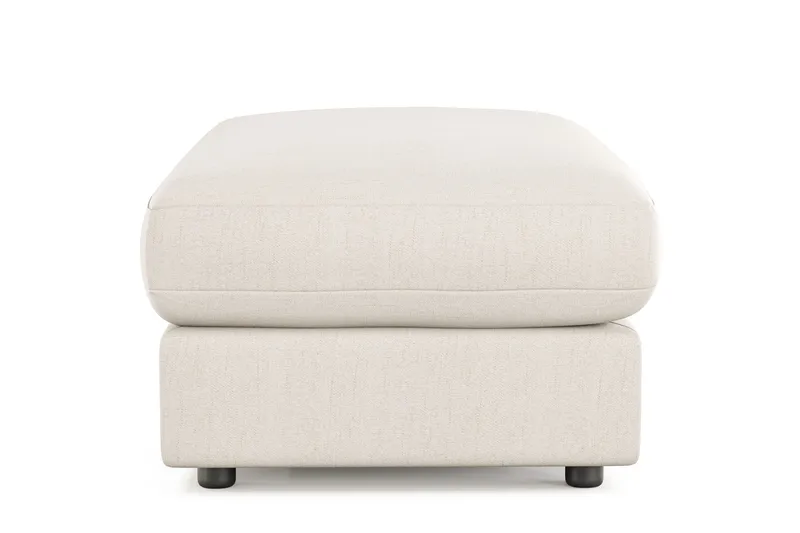 Arken Lyx Rektangulär Fotpall i Tyg - Ljusbeige - Möbler - Stolar & fåtöljer - Pall & puff - Fotpall