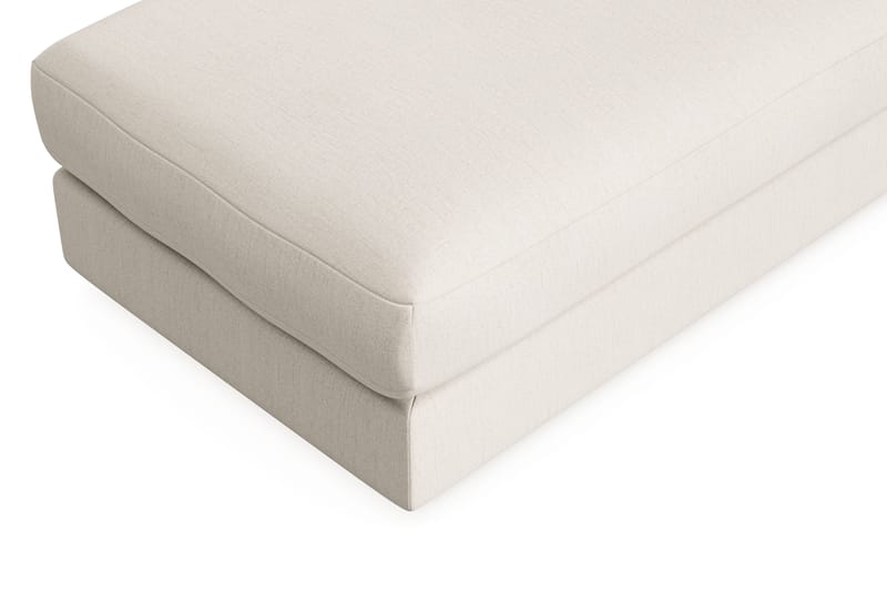 Arken Lyx Rektangulär Fotpall i Tyg - Ljusbeige - Möbler - Stolar & fåtöljer - Pall & puff - Fotpall