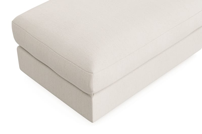 Arken Lyx Rektangulär Fotpall i Tyg - Ljusbeige - Möbler - Stolar & fåtöljer - Pall & puff - Fotpall