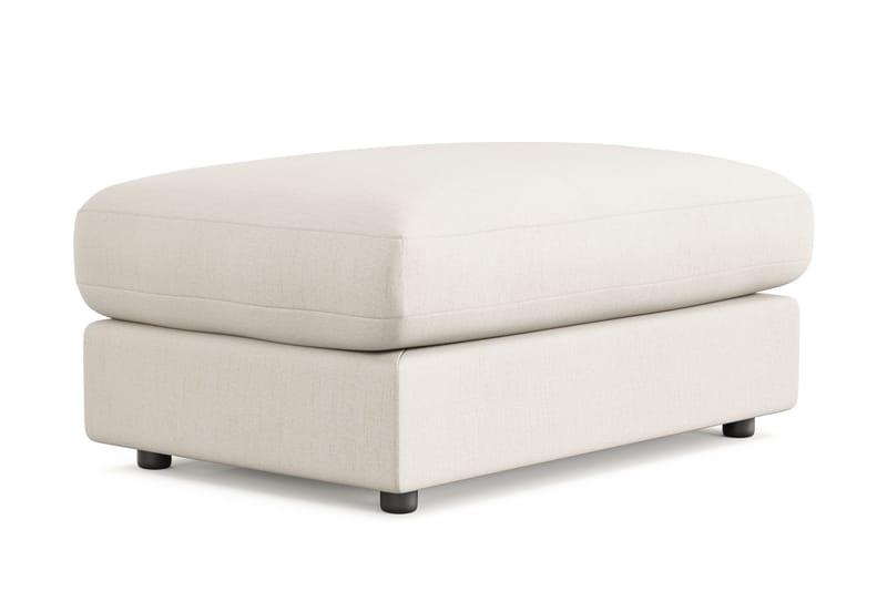 Arken Lyx Rektangulär Fotpall i Tyg - Ljusbeige - Möbler - Stolar & fåtöljer - Pall & puff - Fotpall