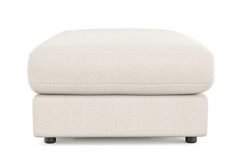 Arken Lyx Rektangulär Fotpall i Tyg - Ljusbeige - Möbler - Stolar & fåtöljer - Pall & puff - Fotpall