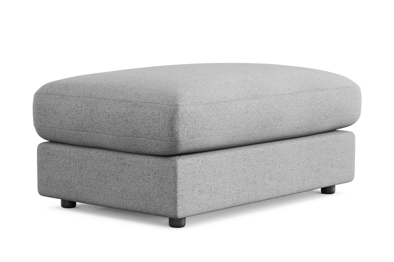 Arken Lyx Rektangulär Fotpall i Tyg - Ljusgrå - Möbler - Stolar & fåtöljer - Pall & puff - Fotpall