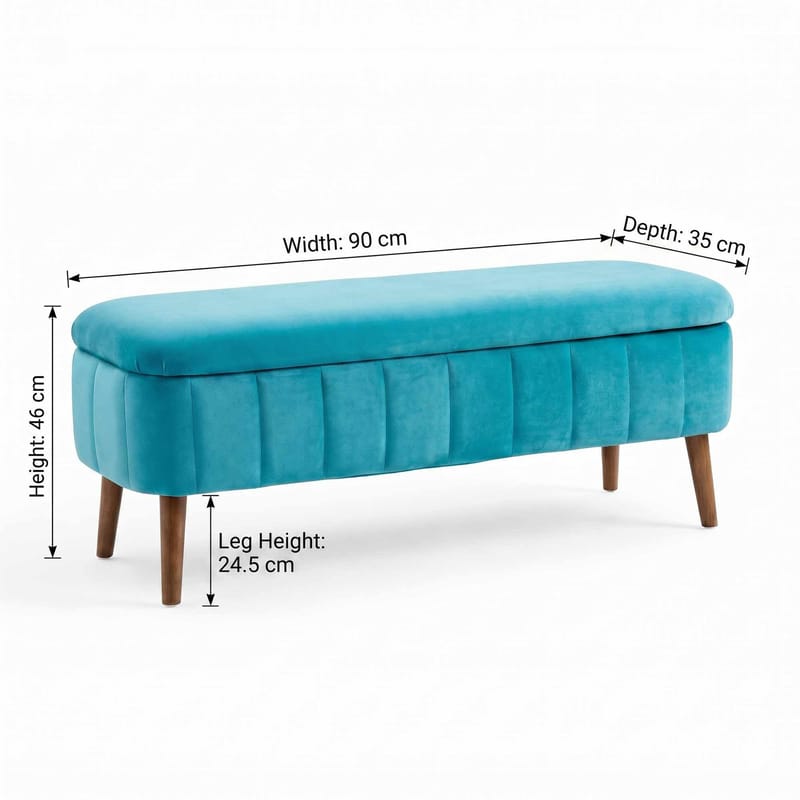 Armenia Sittpuff med förvaring 90 cm - Möbler - Stolar & fåtöljer - Pall & puff - Sittpuff