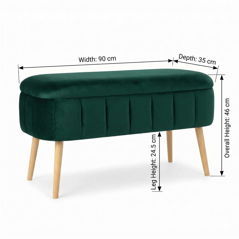 Armenia Sittpuff med förvaring 90 cm - Möbler - Stolar & fåtöljer - Pall & puff - Sittpuff