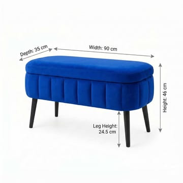 Armenia Sittpuff med förvaring 90 cm - Möbler - Stolar & fåtöljer - Pall & puff - Sittpuff - Sittpuff med förvaring