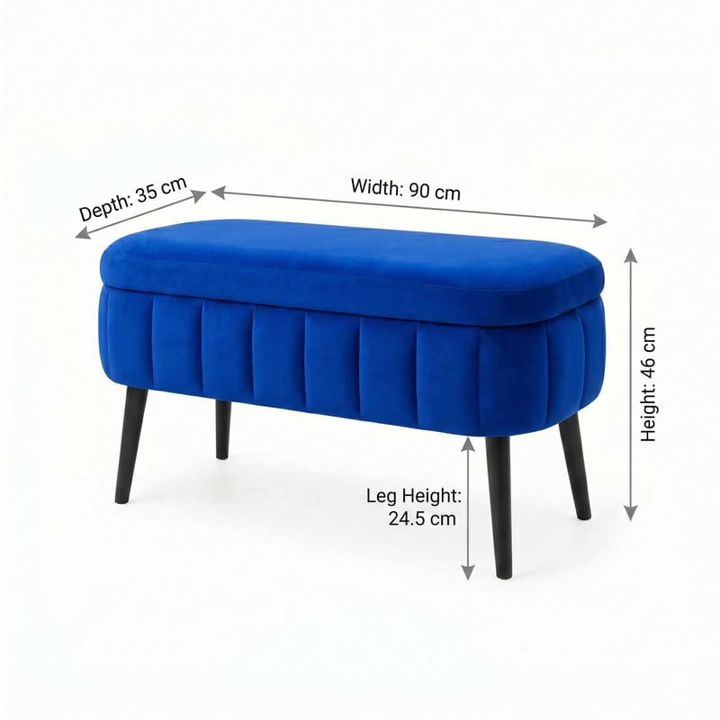 Armenia Sittpuff med förvaring 90 cm - Möbler - Stolar & fåtöljer - Pall & puff - Sittpuff