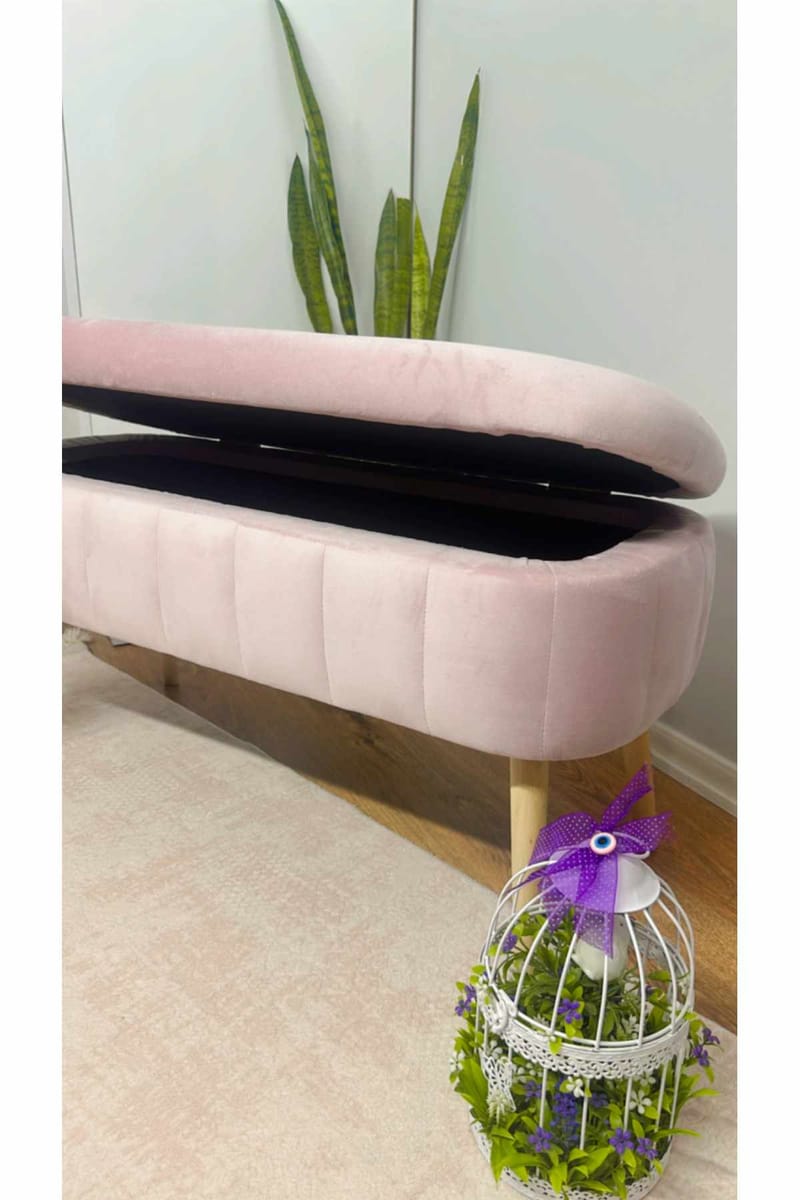 Armenia Sittpuff med förvaring 90 cm - Möbler - Stolar & fåtöljer - Pall & puff - Sittpuff