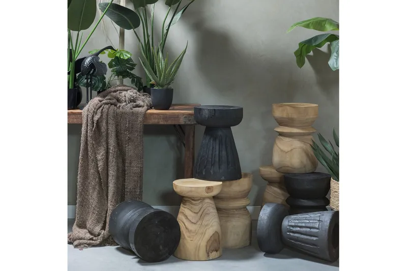 Bikkel Sittpall - Svart - Möbler - Stolar & fåtöljer - Pall & puff