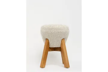 Brenric Howard fotpall 38 cm - Cream/Valnöt - Möbler - Stolar & fåtöljer - Pall & puff - Fotpall