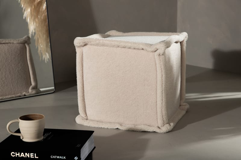 Castine Sittpuff - Vit - Möbler - Stolar & fåtöljer - Pall & puff - Sittpuff