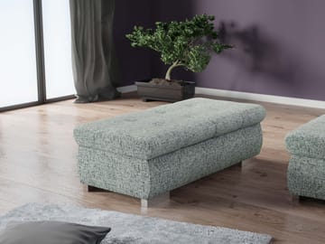 Cerys Fotpall 120 cm - Grå - Möbler - Stolar & fåtöljer - Pall & puff - Fotpall