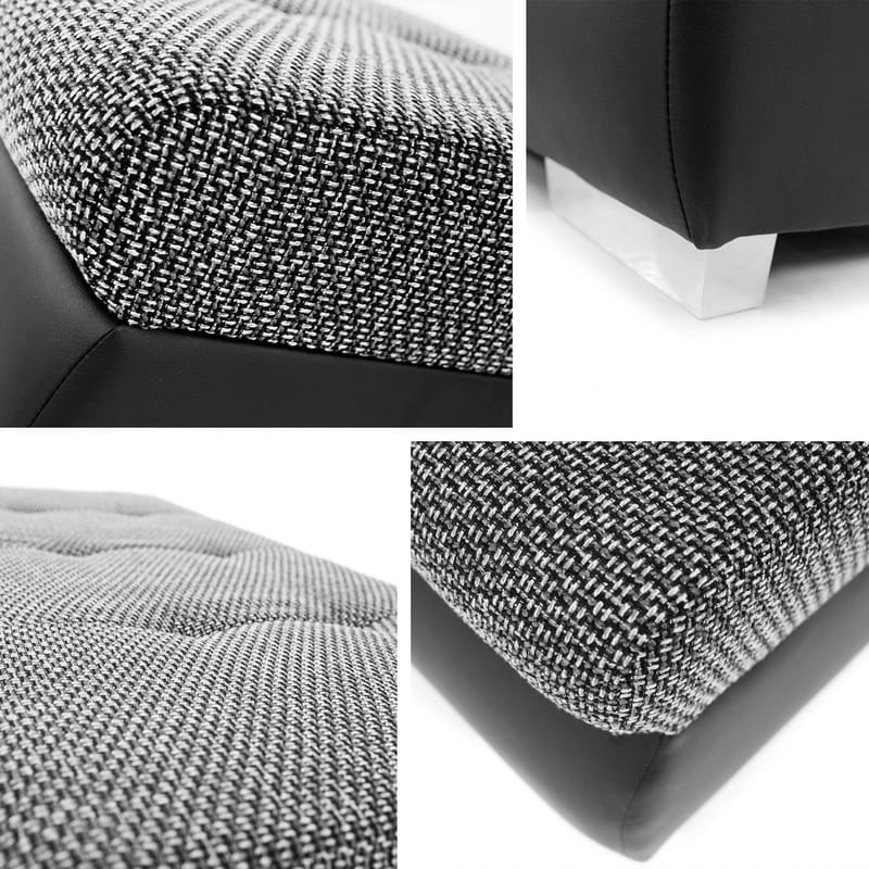 Cerys Fotpall 120 cm - Grå - Möbler - Stolar & fåtöljer - Pall & puff - Fotpall