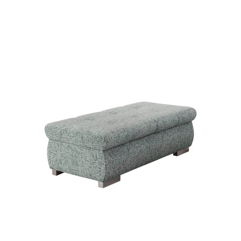 Cerys Fotpall 120 cm - Grå - Möbler - Stolar & fåtöljer - Pall & puff - Fotpall