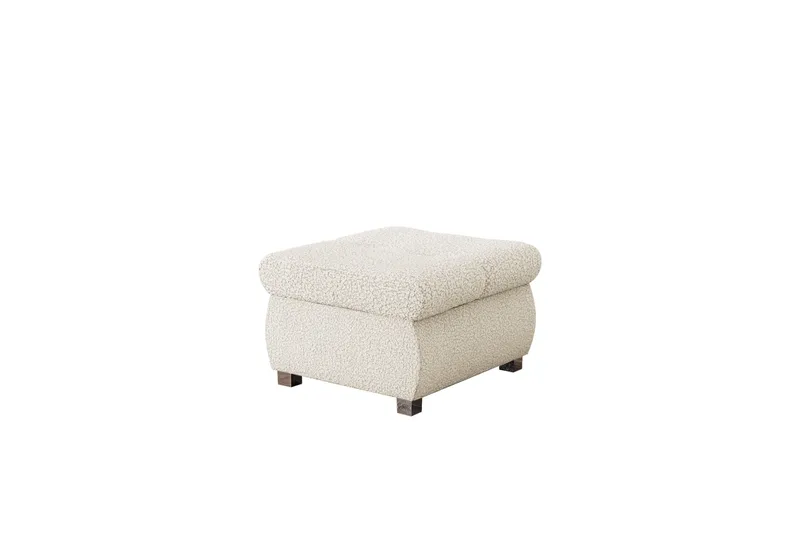 Cerys Fotpall 60 cm - Beige - Möbler - Stolar & fåtöljer - Pall & puff - Fotpall