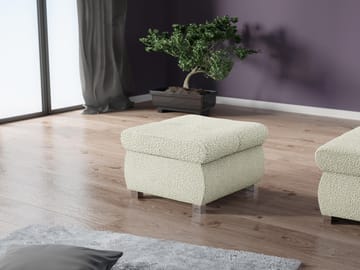 Cerys Fotpall 60 cm - Beige - Möbler - Stolar & fåtöljer - Pall & puff - Fotpall