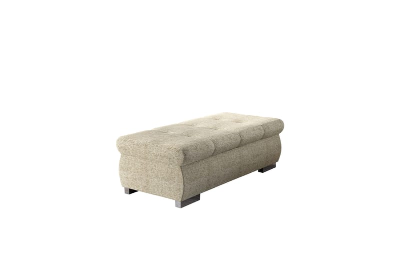 Cerys Fotpall 60 cm - Beige - Möbler - Stolar & fåtöljer - Pall & puff - Fotpall