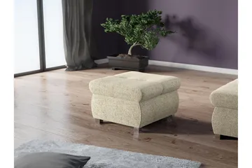 Cerys Fotpall 60 cm - Beige - Möbler - Stolar & fåtöljer - Pall & puff - Fotpall