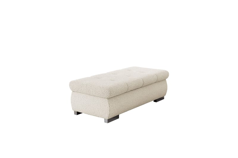 Cerys Fotpall 60 cm - Beige - Möbler - Stolar & fåtöljer - Pall & puff - Fotpall