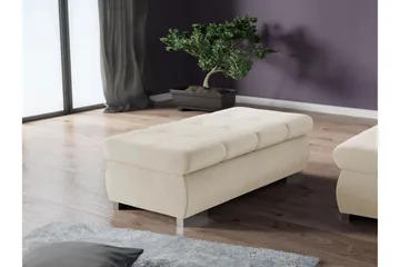 Cerys Fotpall 60 cm - Beige - Möbler - Stolar & fåtöljer - Pall & puff - Fotpall