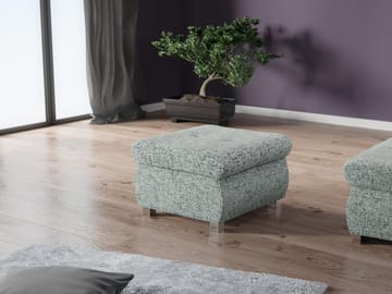 Cerys Fotpall 60 cm - Grå - Möbler - Stolar & fåtöljer - Pall & puff - Fotpall