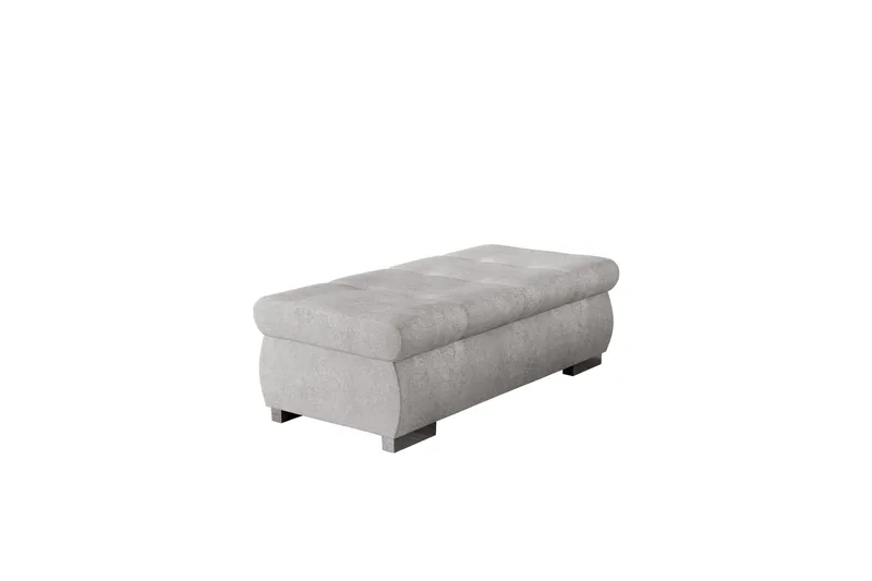 Cerys Fotpall 60 cm - Grå - Möbler - Stolar & fåtöljer - Pall & puff - Fotpall