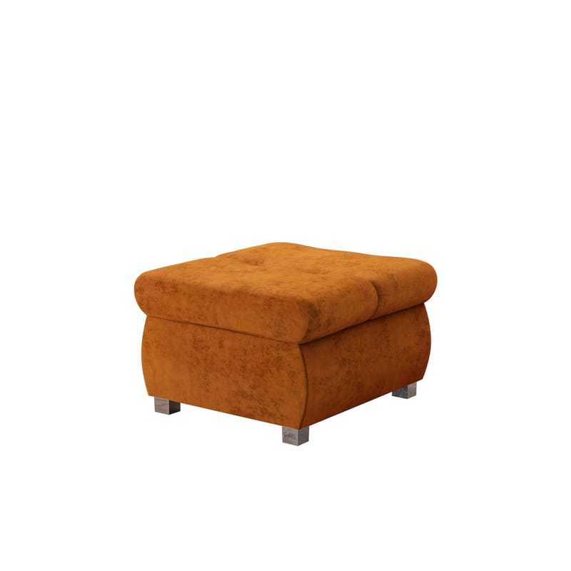 Cerys Fotpall 60 cm, Orange