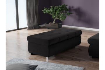 Cerys Fotpall 60 cm - Svart - Möbler - Stolar & fåtöljer - Pall & puff - Fotpall