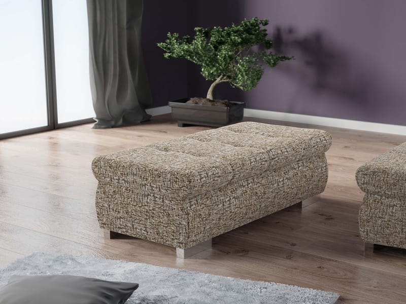 Cerys Fotpall - beige - Möbler - Stolar & fåtöljer - Pall & puff - Sittpuff