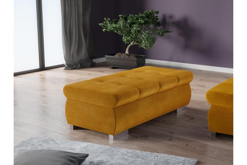 Cerys Sittpuff - Orange - Möbler - Stolar & fåtöljer - Pall & puff - Sittpuff