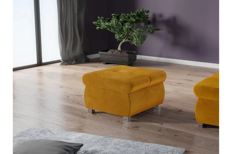 Cerys Sittpuff - Svart - Möbler - Stolar & fåtöljer - Pall & puff - Sittpuff