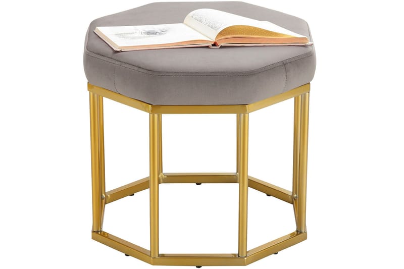 Charites Sittpall - Grå - Möbler - Stolar & fåtöljer - Pall & puff