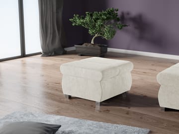 Cillo Fotpall - beige - Möbler - Stolar & fåtöljer - Pall & puff - Sittpuff
