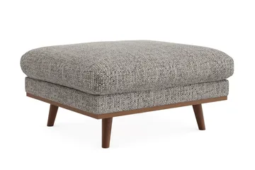 Copenhagen Premium Fotpall i Chenille - Grey - Möbler - Stolar & fåtöljer - Pall & puff - Fotpall