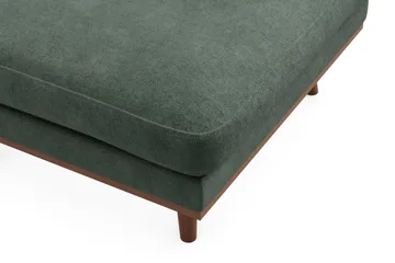 Copenhagen Premium Fotpall i Chenille - Grön - Möbler - Stolar & fåtöljer - Pall & puff - Fotpall