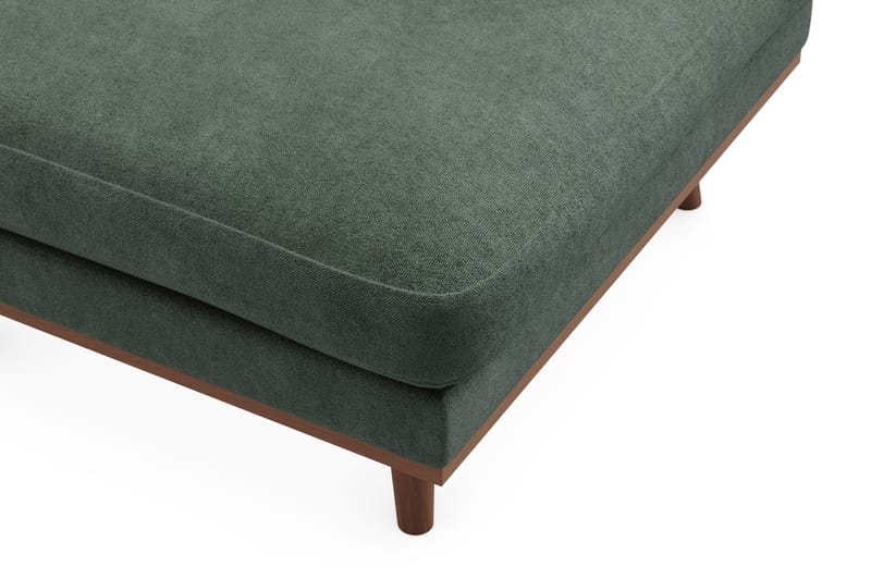 Copenhagen Premium Fotpall i Chenille - Grön - Möbler - Stolar & fåtöljer - Pall & puff - Fotpall