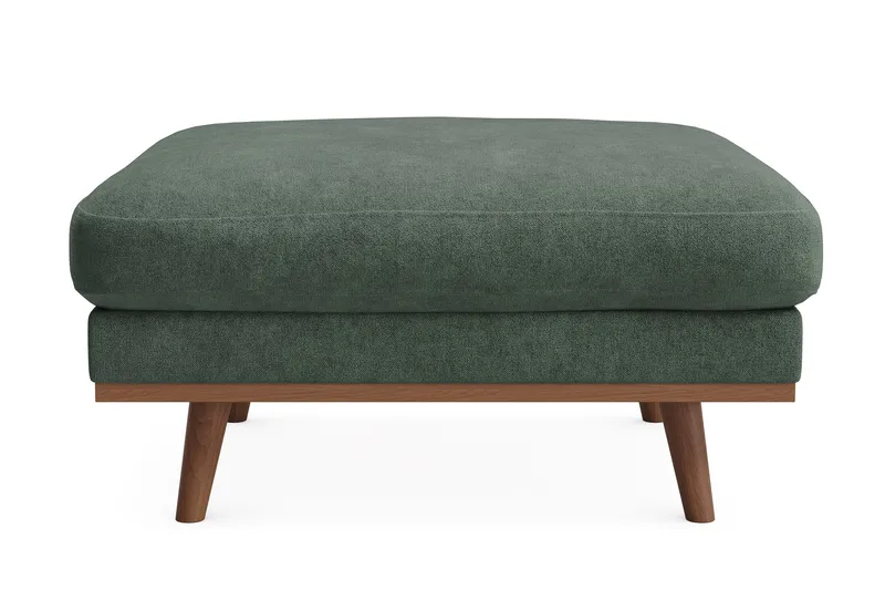 Copenhagen Premium Fotpall i Chenille, Grön